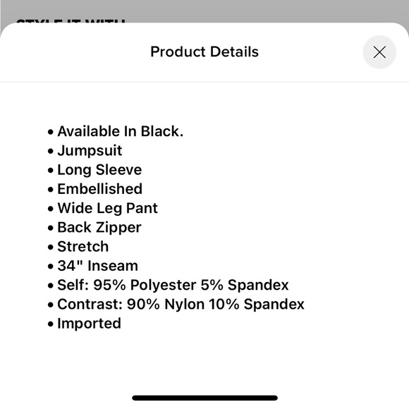 FashionNova Almost Famous jumpsuit - Picture 2 of 4